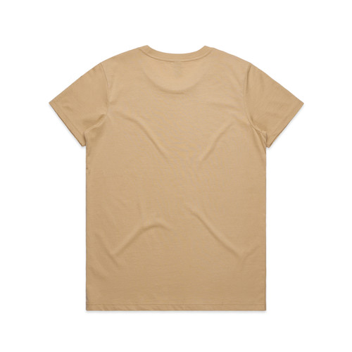 TAN - BACK wo's-basic-tee-tan-back